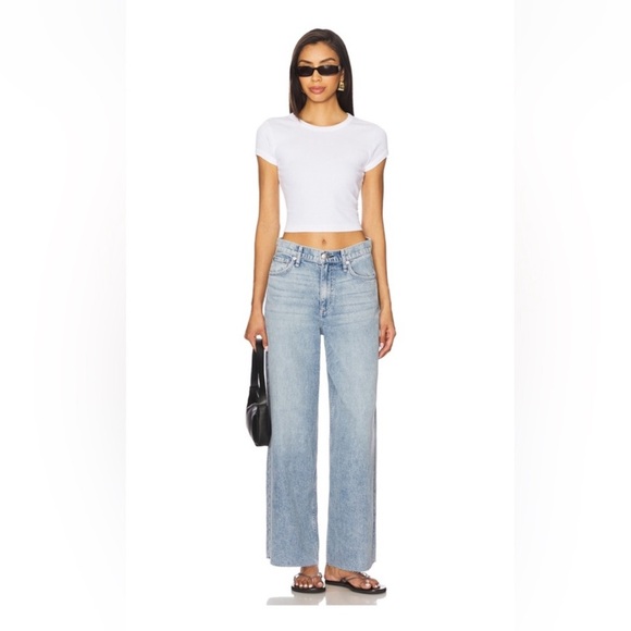 rag & bone Denim - Rag and Bone Featherweight Tencel Sofie High Rise Ankle Wide Leg in Mira Size 23